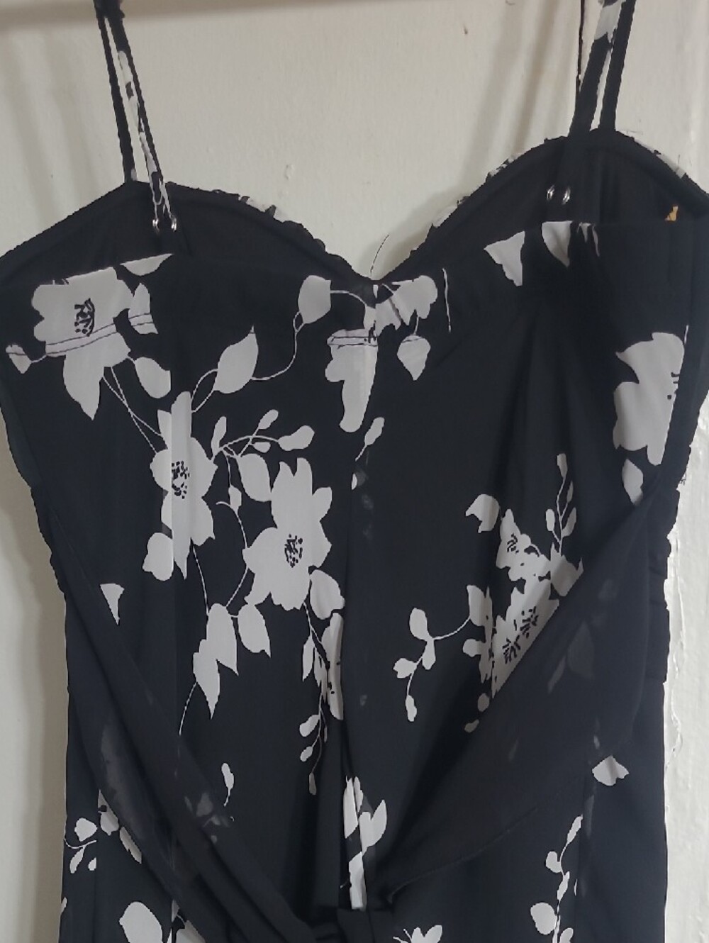 Speechless Black and White Floral  Dress, Size 3 - Picture 5 of 7